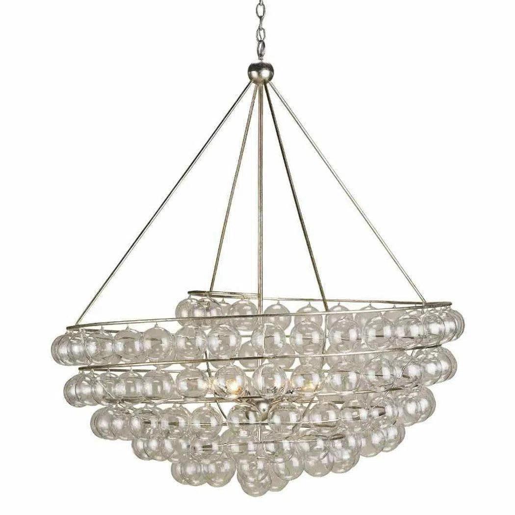 Chandeliers for Dining Rooms to Set the Mood for MealsSilver Leaf Stratosphere Chandelier