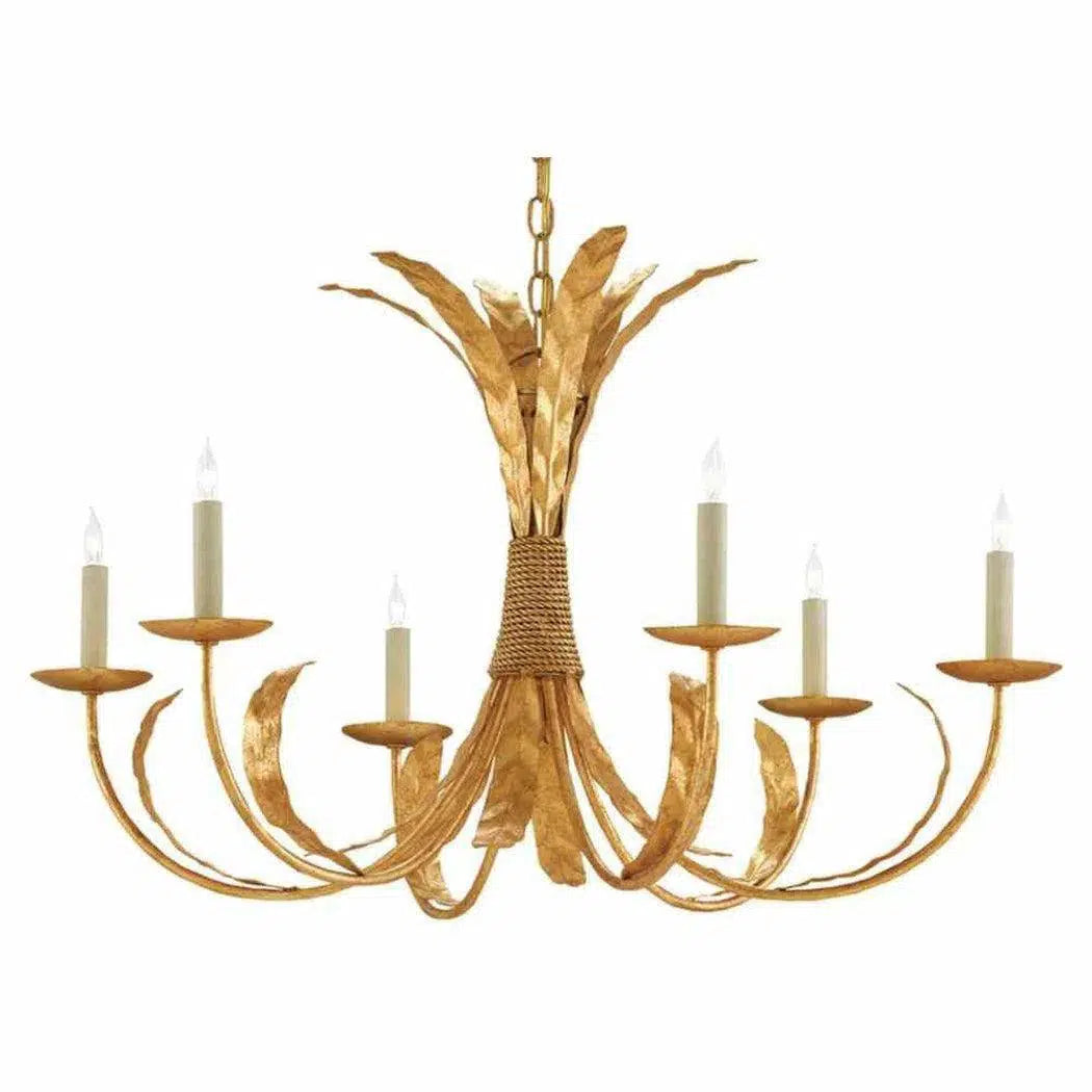 Rustic Wood Chandeliers for Country - Style HousesGrecian Gold Leaf Bette Gold Chandelier Bunny Williams