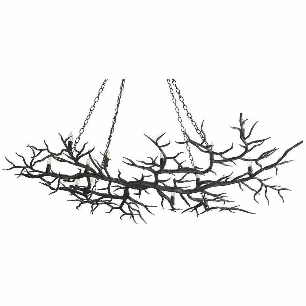 Chandeliers with Metal Frames in Gold FinishRustic Bronze Rainforest Bronze Chandelier