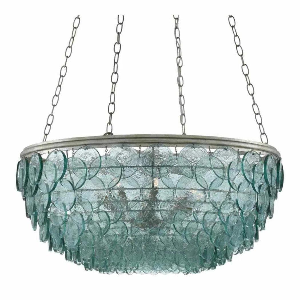Incandescent Chandeliers for a Warm and Traditional GlowSilver Leaf Quorum Small Chandelier