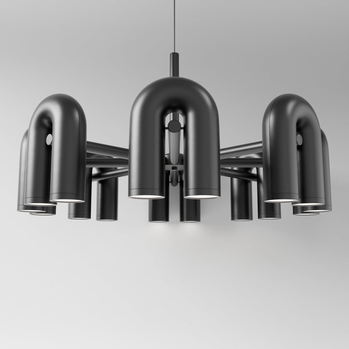 Chandeliers with Metal Frames in Copper FinishClement Chandelier