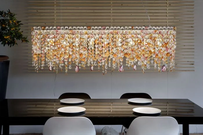 French Country Chandeliers with a Romantic AuraContemporary Glass Chandelier