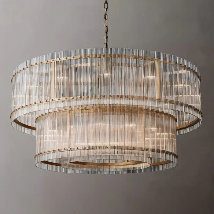 Modern Crystal Chandeliers for Contemporary HomesEikon 2-Tier Chandelier