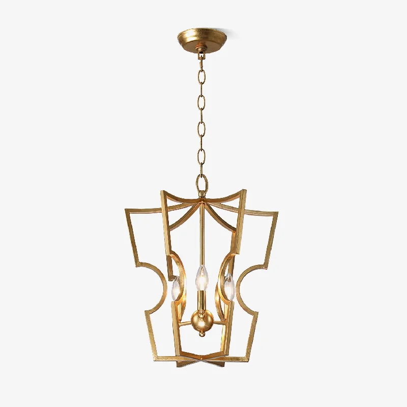 Chandeliers with Metal Frames in Black FinishFarmhouse Lantern Chandelier
