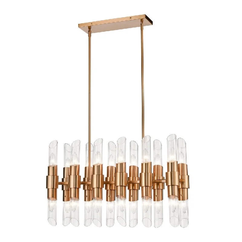 Chandeliers with Multiple Lights for Maximum IlluminationCarisbrook 28.75" W 24-Light Linear Chandelier