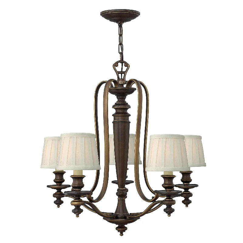 Bohemian - Style Beaded Chandeliers for Eclectic DecorRoyal Bronze 5 Light Chandelier - ID 7238