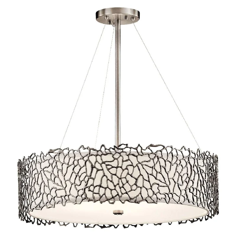 Chandeliers with Dimmable Lights for Ambiance ControlSilver Coral Chandelier
