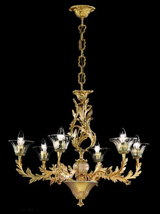 Industrial Iron Chandeliers for Loft - Inspired SpacesLouis Xv Chandelier With Murano Glass Decoration