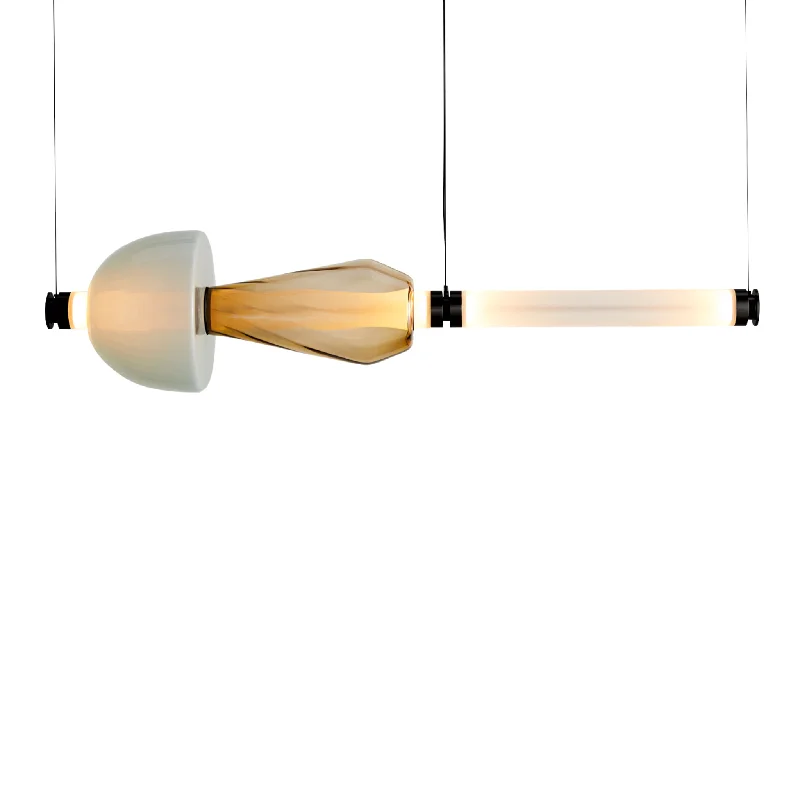 Chandeliers with Pendant Lights for a Stylish LookLuna Kaleido 1 Tier Chandelier - B