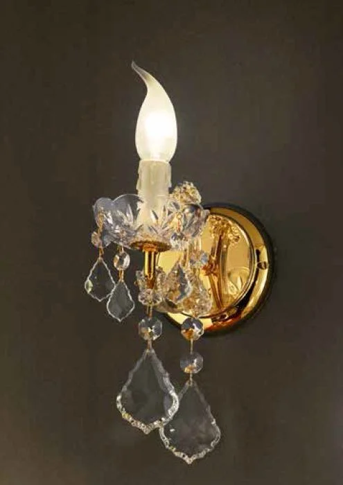Chandeliers with Frosted Glass for a Softer Light DiffusionMaria Theresa Wall Sconce