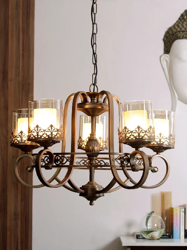 Mini Chandeliers for Adding Charm to Small SpacesMarville 5 Lamp Chandelier