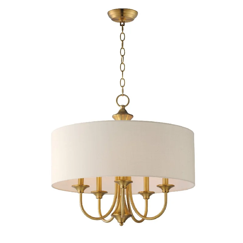 Chandeliers with Candle - Style Bulbs for a Classic AestheticBongo Five Light Pendant