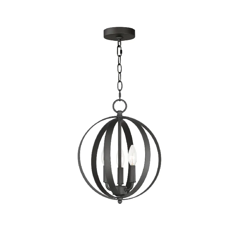 Chandeliers with Metal Frames in Black FinishProvident Chandelier