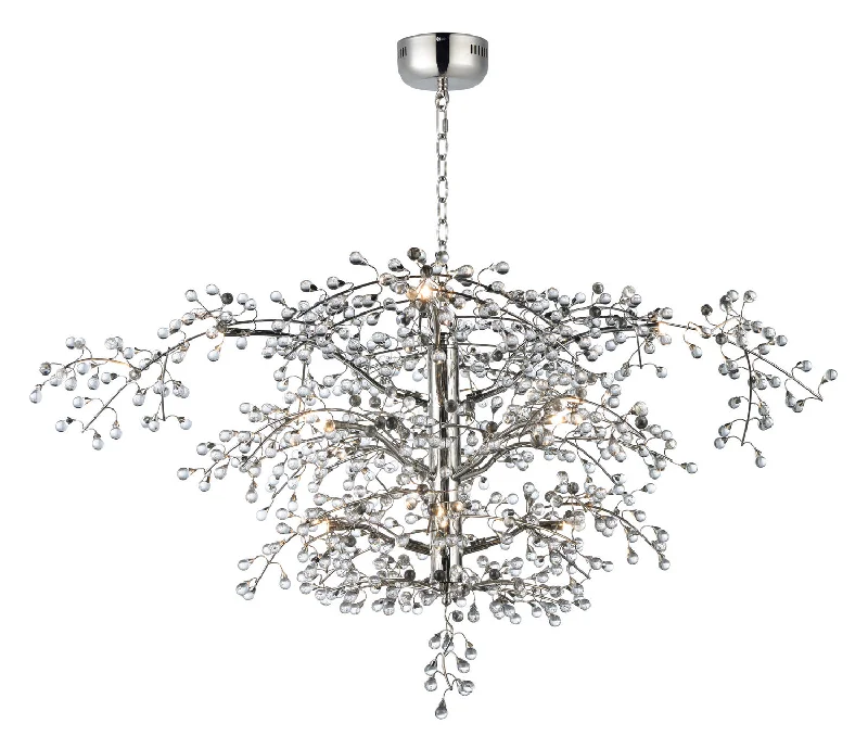 Chandeliers with Metal Frames in Black FinishCluster LED Chandelier