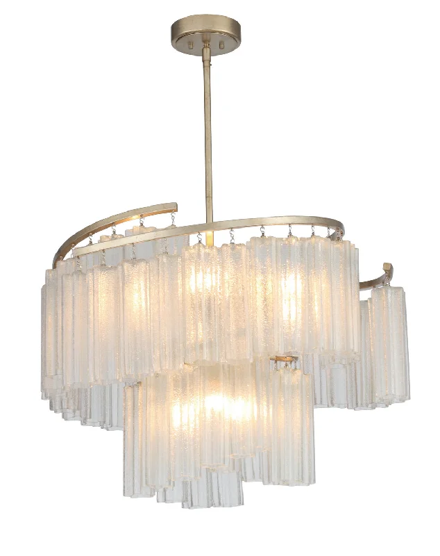Chandeliers with Metal Frames in Black FinishVictoria Pendant