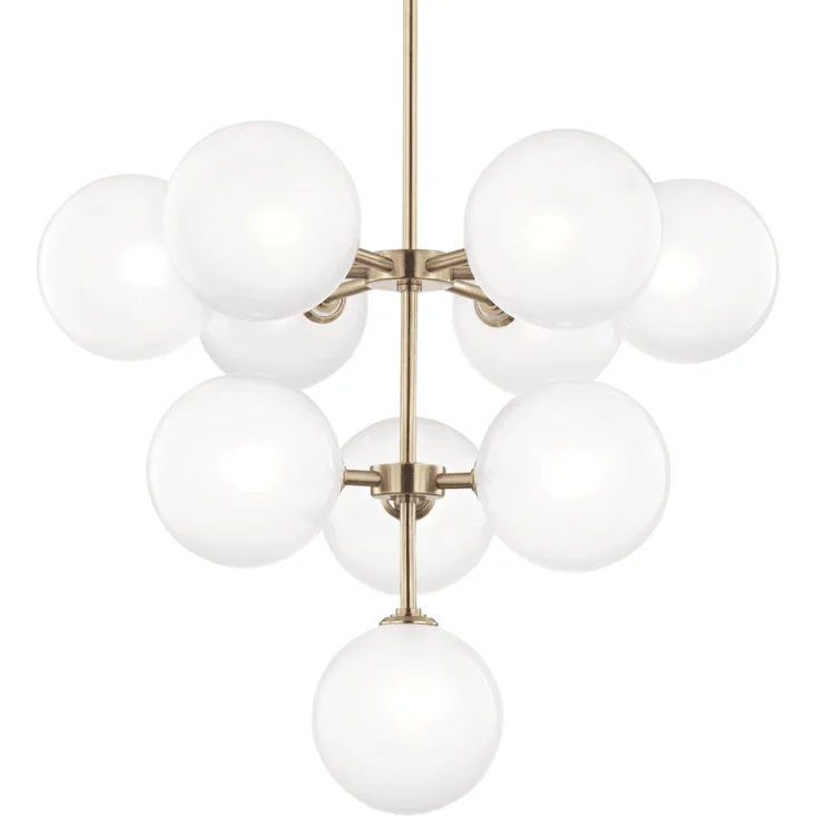Chandeliers with Murano Glass for a High - End Artistic TouchMitzi Ashleigh Chandelier