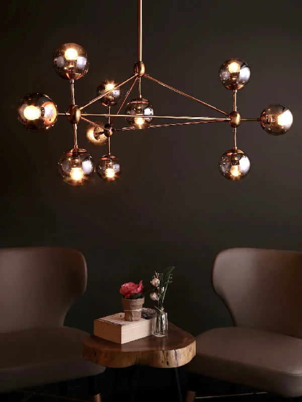 Chandeliers with Metal Frames in Bronze FinishModus Chandelier