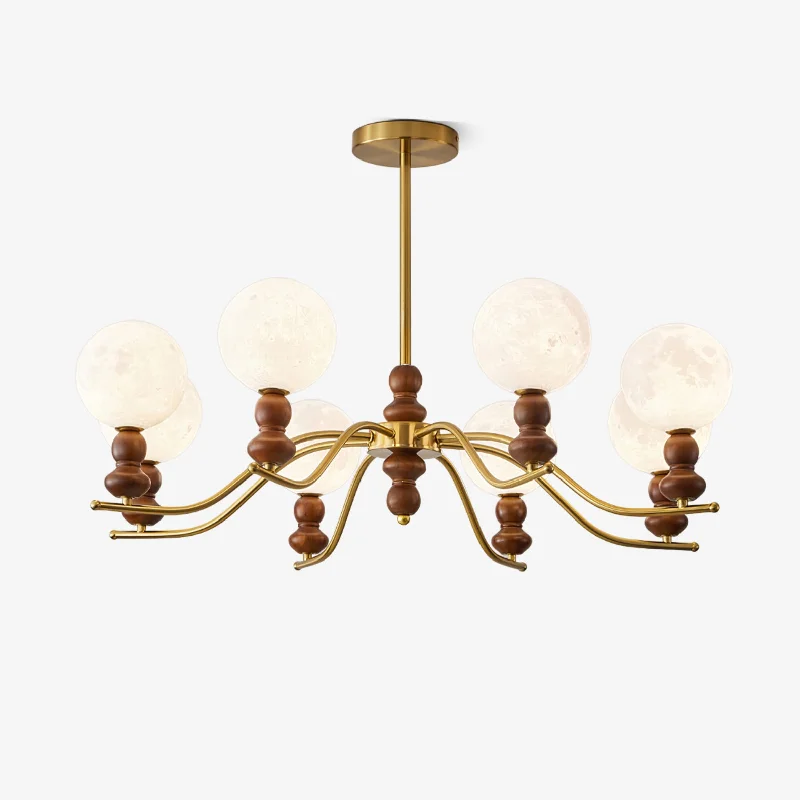Bohemian - Style Beaded Chandeliers for Eclectic DecorMoonlit Globe Chandelier