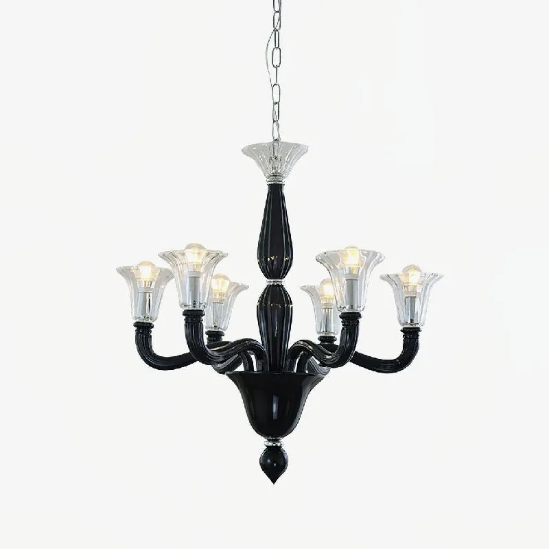Art Deco Chandeliers for a Retro - Glam LookMurano Candle Chandelier