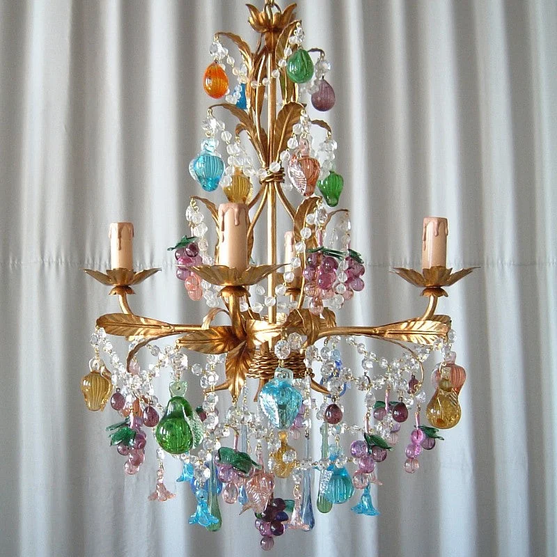 Chandeliers for Living Rooms to Create a Focal PointMurano Fruit Chandelier