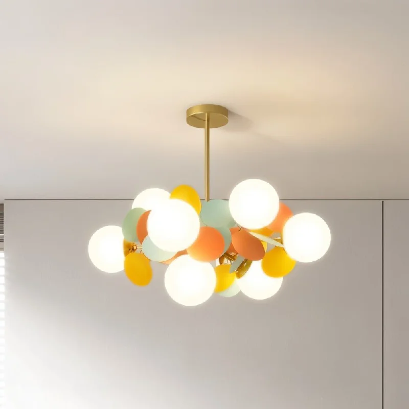 Chandeliers for High Ceilings to Fill Vertical SpaceOpal Chandelier 8 Heads - Open Box