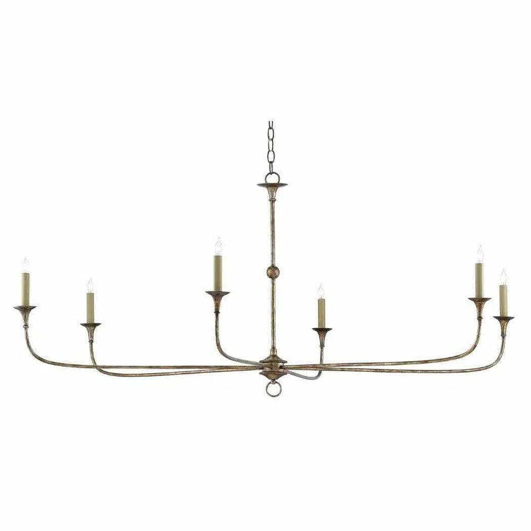 Chandeliers with Clear Crystal for a Sparkling EffectPyrite Bronze Nottaway Bronze Large Chandelier