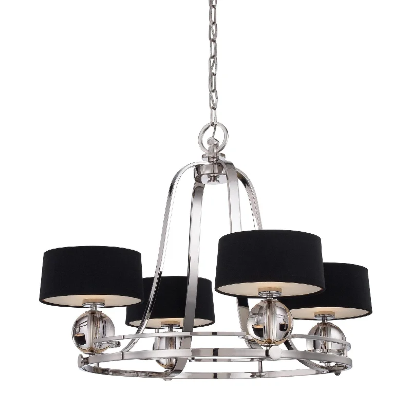 Oversized Chandeliers as a Statement Piece in Living RoomsDunkeld 4 Light Chandelier - ID 9176