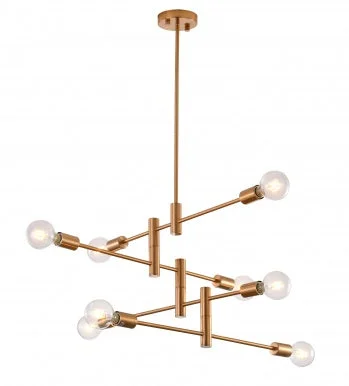 Chandeliers with Metal Frames in Black FinishRandolph 35" Chandelier