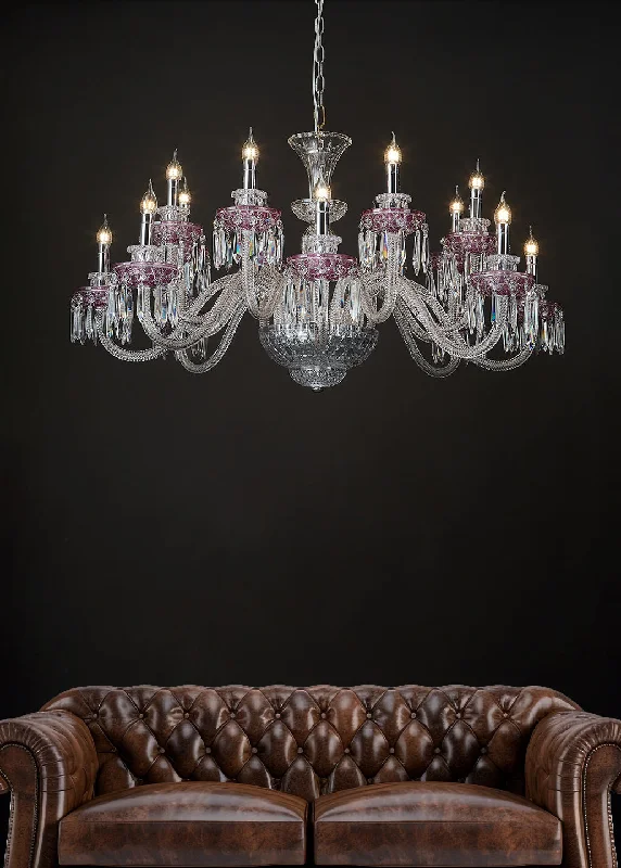Chandeliers with Venetian Glass for a Luxurious LookRosé Radiance Chandelier