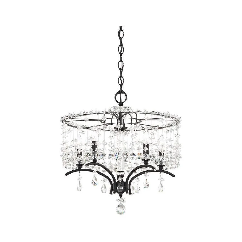Bohemian - Style Beaded Chandeliers for Eclectic DecorBella Rose Chandelier