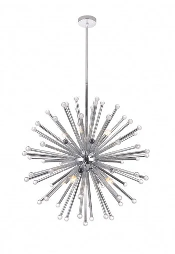 Chandeliers with Colored Glass for a Splash of ColorSeminole 28" Chandelier
