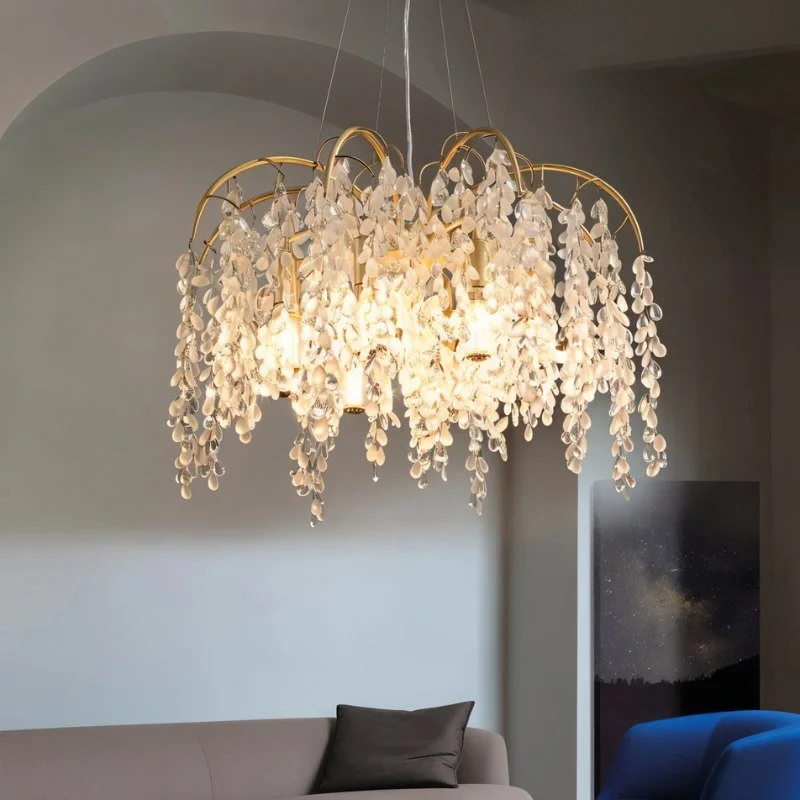 Small Chandeliers for Compact RoomsShajar Crystal Chandelier