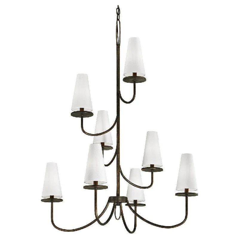 Chandeliers with Colored Glass for a Splash of ColorMarcel Chandelier