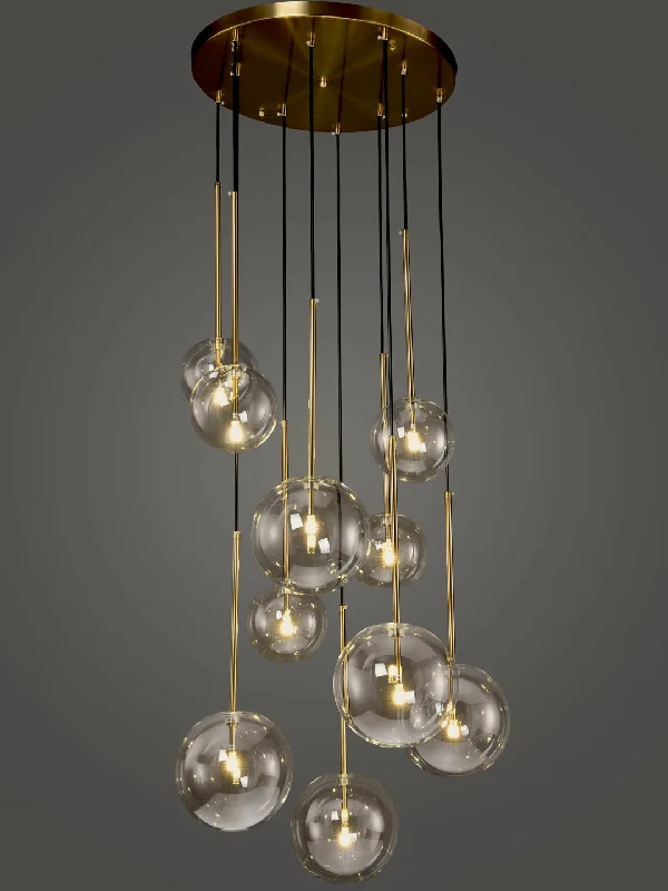 Chandeliers with Multiple Lights for Maximum IlluminationVienna 10-Lamp Chandelier