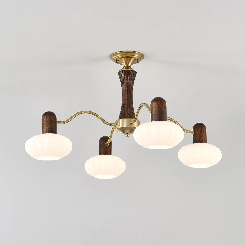 Walnut Color & Gold