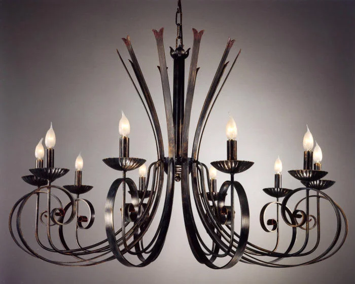 Chandeliers for Living Rooms to Create a Focal PointWrought Iron Chandelier