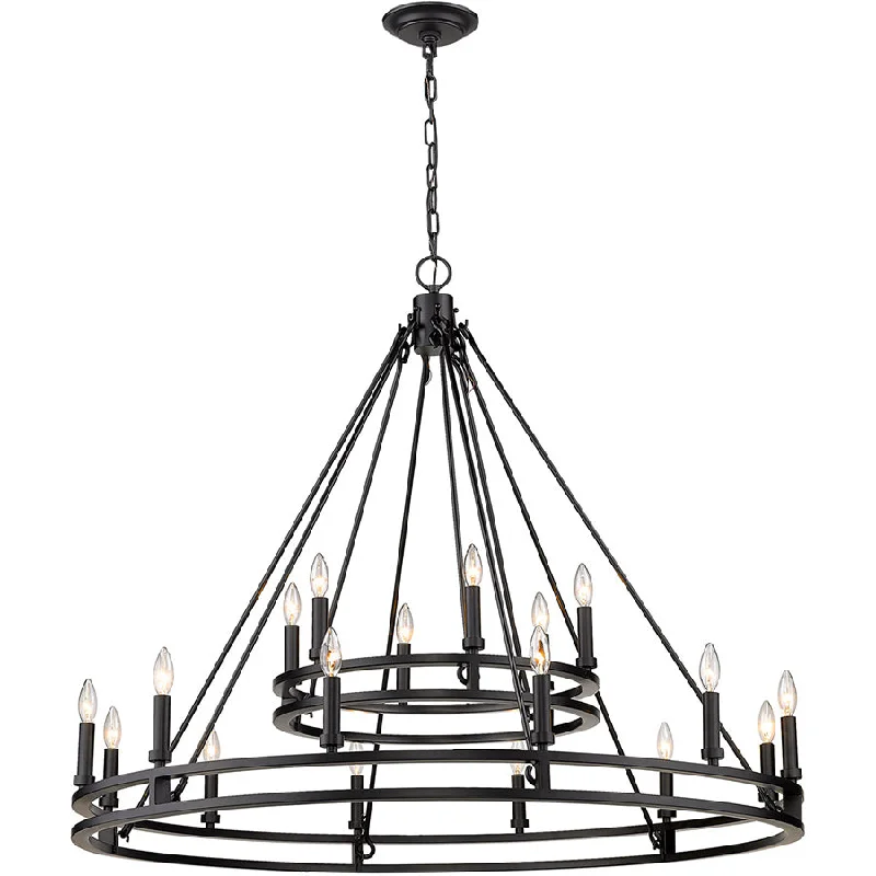 Victorian - Inspired Chandeliers with Ornate DetailsChandelier 2 niveaux Dennison