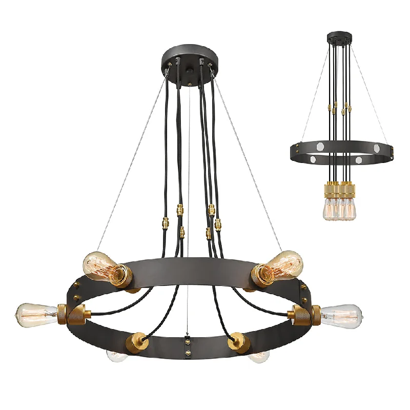 Chandeliers with Colored Glass for a Splash of ColorChandelier Troubadour 6