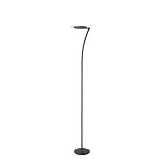 Marble Base Floor Lamp for a Touch of Luxury73" Matte Black LED Adjustable Torchiere Floor Lamp