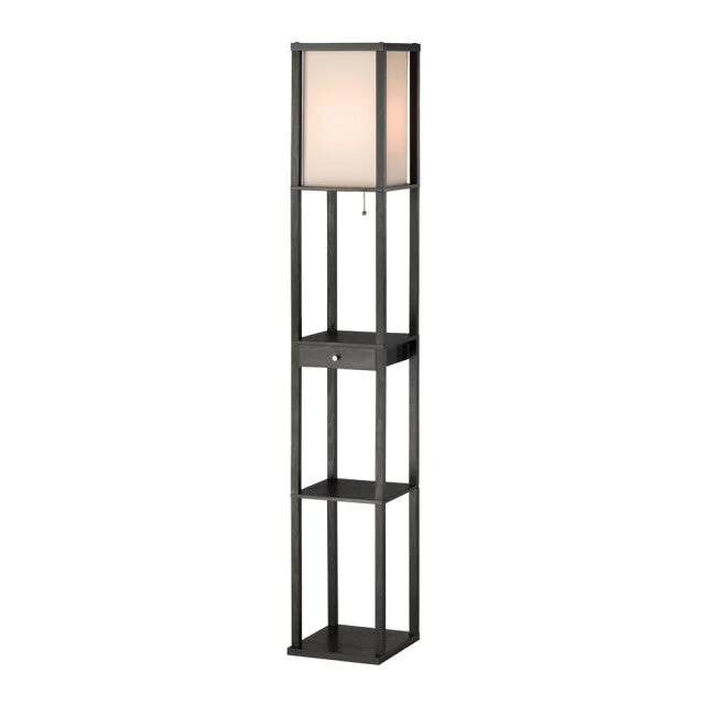 Smart Floor Lamp with Voice Control and Bluetooth ConnectivityParker Shelf Floor Lamp