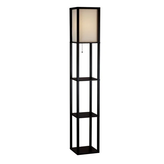 Bohemian Inspired Floor Lamp for Eclectic Home DecorWright Shelf Floor Lamp