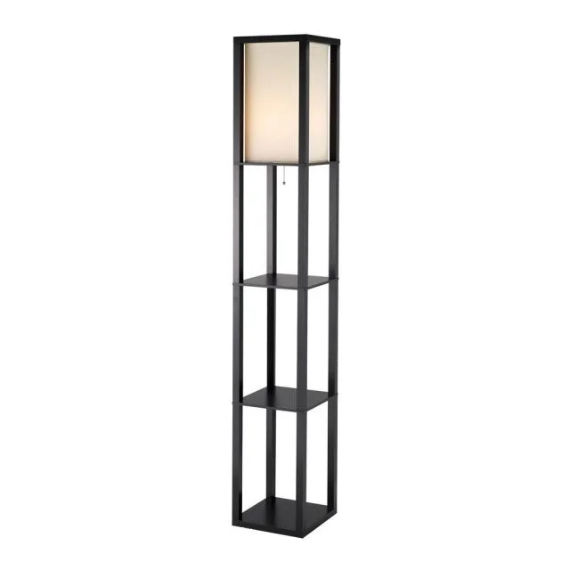 Rustic Farmhouse Style Floor Lamp for Cozy BedroomsTitan Tall Shelf Floor Lamp