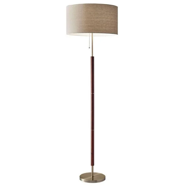 Glass Floor Lamp with Frosted Shades for Soft Diffused LightHamilton Floor Lamp