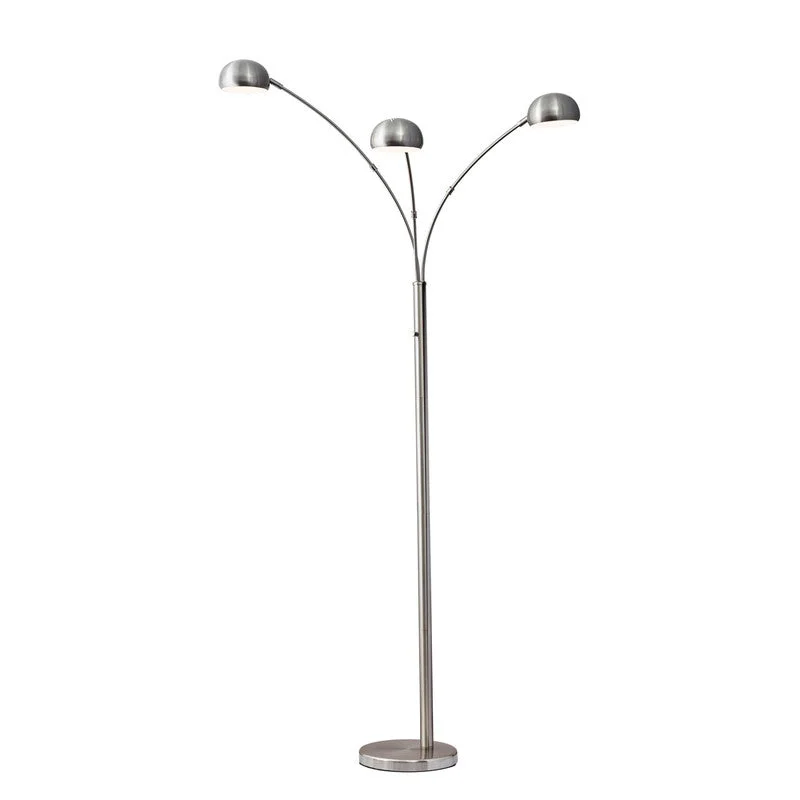Wood Floor Lamp with Natural Grain for a Warm and Organic FeelDomino Arc Lamp