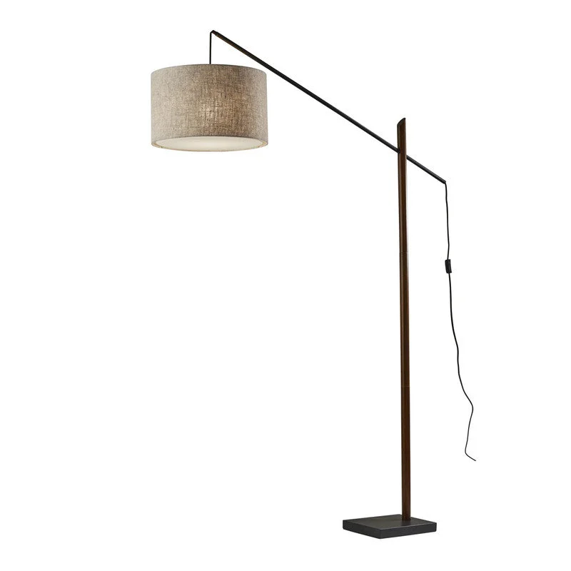 Rustic Farmhouse Style Floor Lamp for Cozy BedroomsEthan Arc Lamp