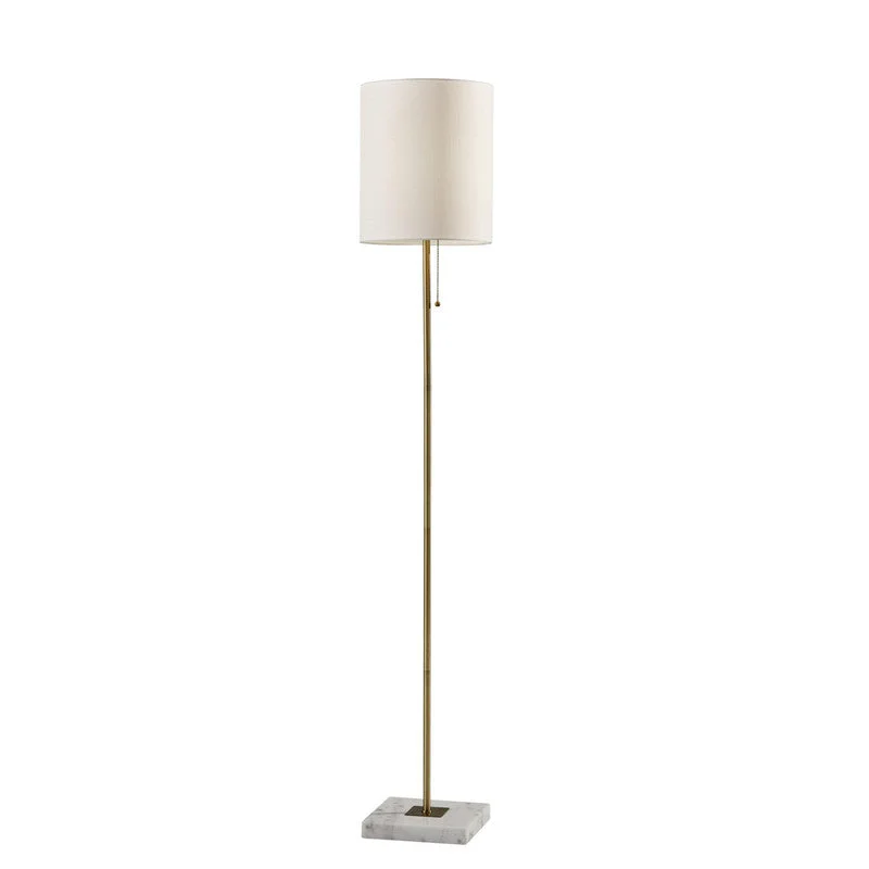 Fabric Floor Lamp with a Linen Shade for a Relaxed AestheticFiona Floor Lamp