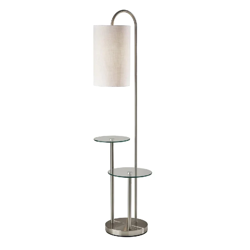 Marble Base Floor Lamp for a Touch of LuxuryLeonard Shelf Floor Lamp