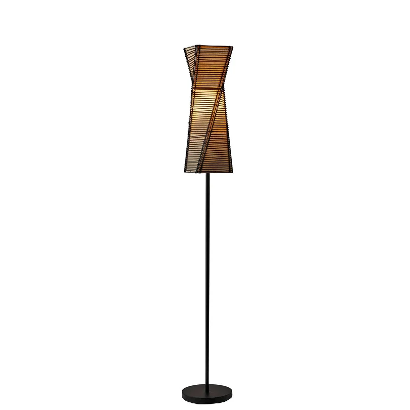 Metal Floor Lamp with a Matte Black Finish for a Sleek LookStix Floor Lamp