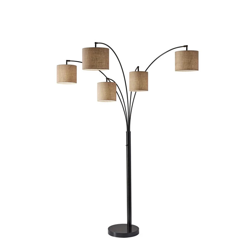 Smart Floor Lamp with Voice Control and Bluetooth ConnectivityTrinity 5-Arm Arc Lamp