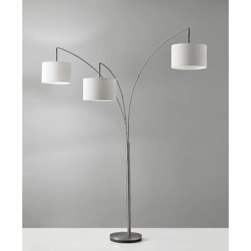 Industrial Style Floor Lamp with Exposed Bulbs for Loft ApartmentsTrinity Collection Floor Lamp